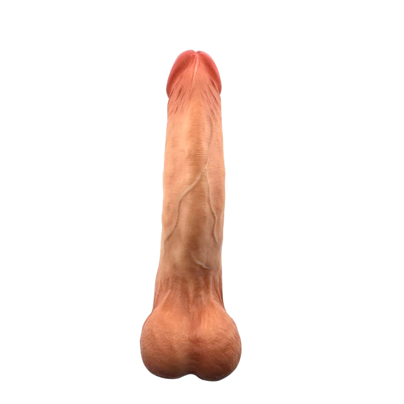 David 6.1 inch Sliding Foreskin Realistic Dildo - RealCocks