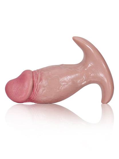 Adam 7" X 3" & 5.3" X 2.2" Size Best Realistic Soft Dildo Butt Plug - RealCocks