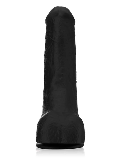 Jason 10" X 2" Luv BBC Black Soft Thick Curved Realistic Dildo - RealCocks