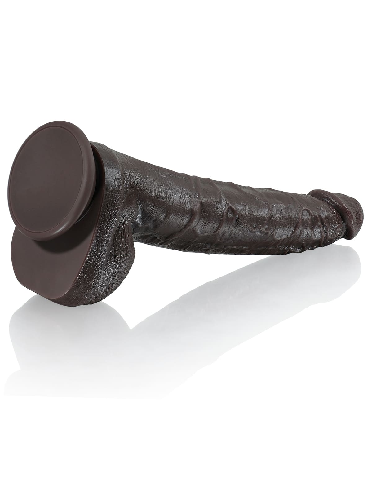 Doctor 10" x 1.6" Huge Black Dual Density Dildo - RealCocks