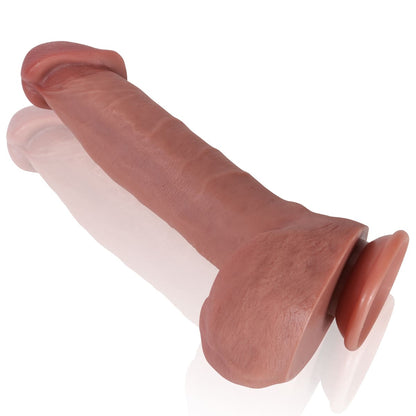 G63 11in Big Black Realistic G Spot Dildo With XL Glan Pleasure Anal Dildo - RealCocks