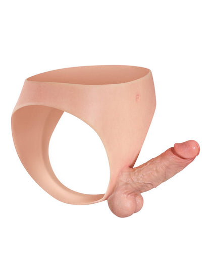 Owen 6.1" x 1.7" Realistic Life Like Soft Cyber Skin Strap On Dildo - RealCocks