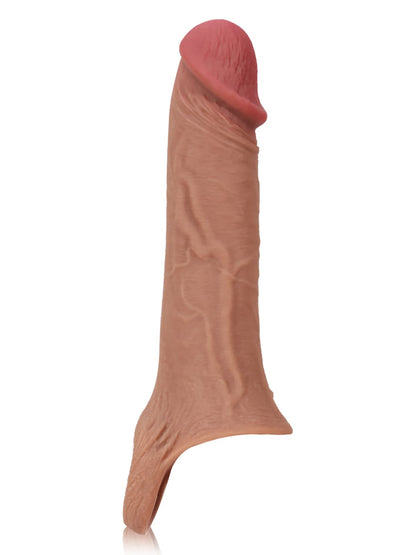 Perfect 8” Length x 5.9” Girth M/L Size Penis Sleeve With Ejaculatory Hole - RealCocks