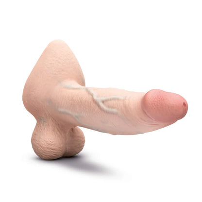 RealCocks Tony Slipskin Realistic Silicone Dildo - Four Size （6" 7" 8" 9"） Girthy Mocha - RealCocks