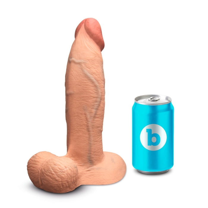 RealCocks Tony Slipskin Realistic Silicone Dildo - Four Size （6" 7" 8" 9"） Girthy Mocha - RealCocks