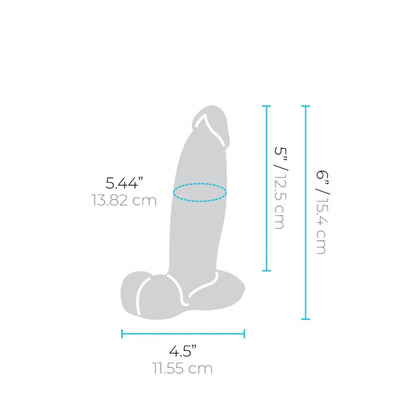 RealCocks Tony Slipskin Realistic Silicone Dildo - Four Size （6" 7" 8" 9"） Girthy Mocha - RealCocks