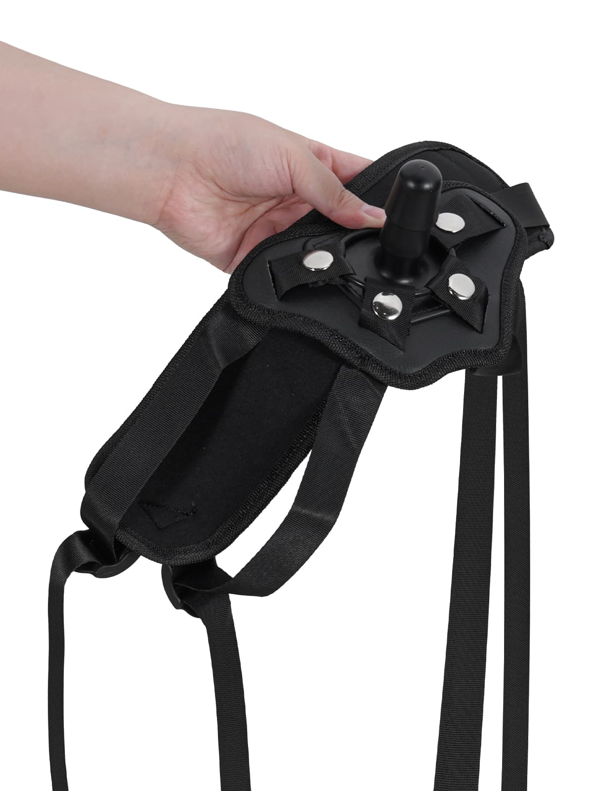 TPE + PU Leather Vac-U-Lock Strap On - RealCocks