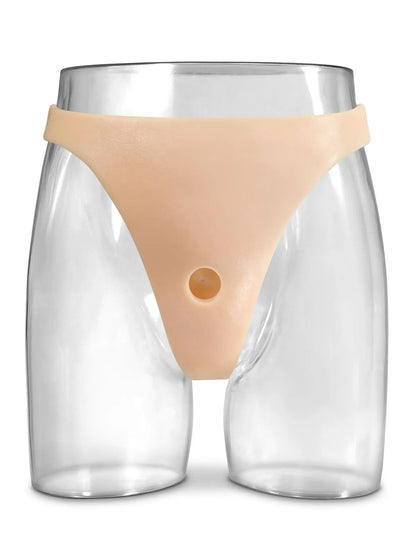 Realcock Silicone Strap-On with Vibrating Anal Dildo designed for comfortable use and intense pleasure